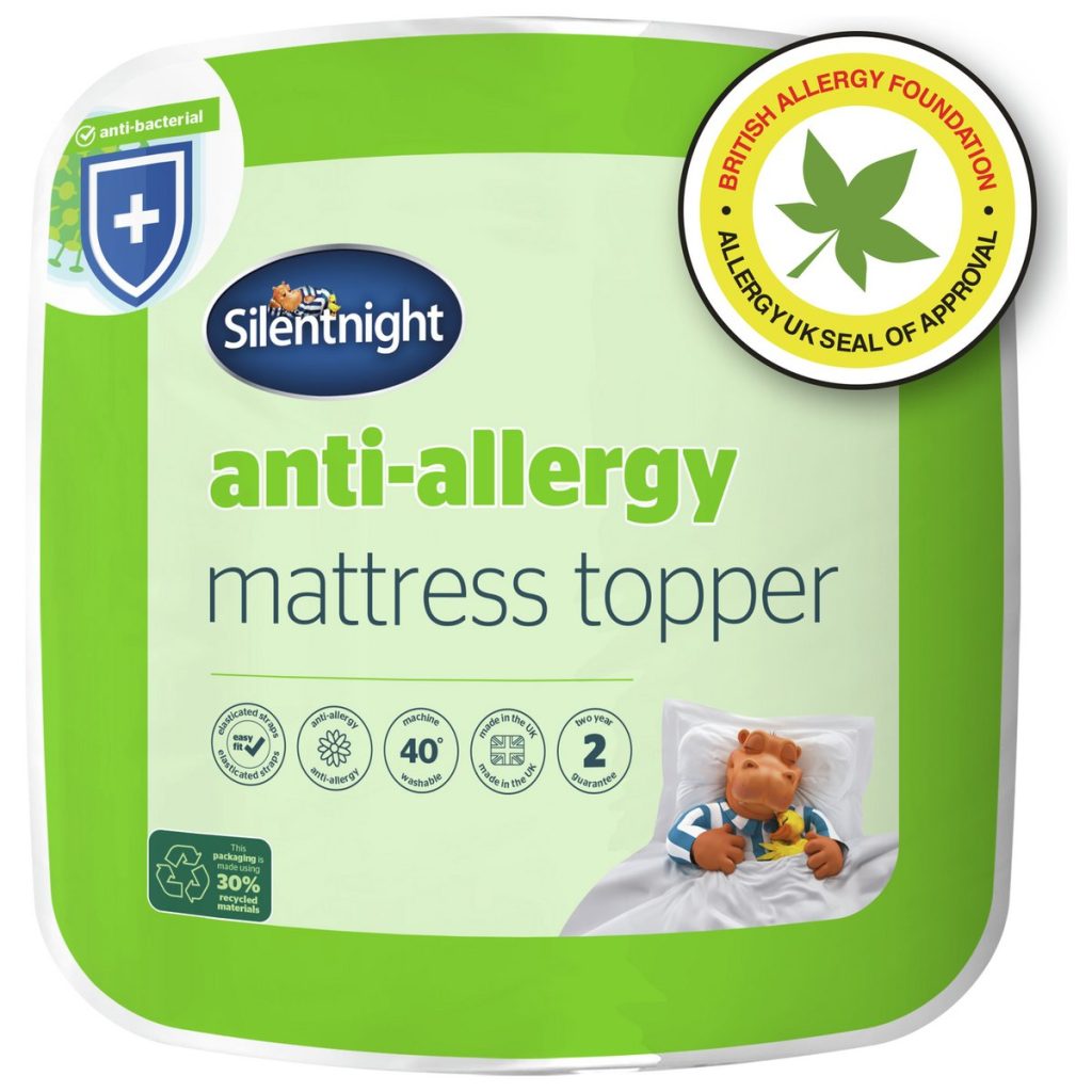 Silentnight Anti-Allergy 2.5cm Mattress Topper