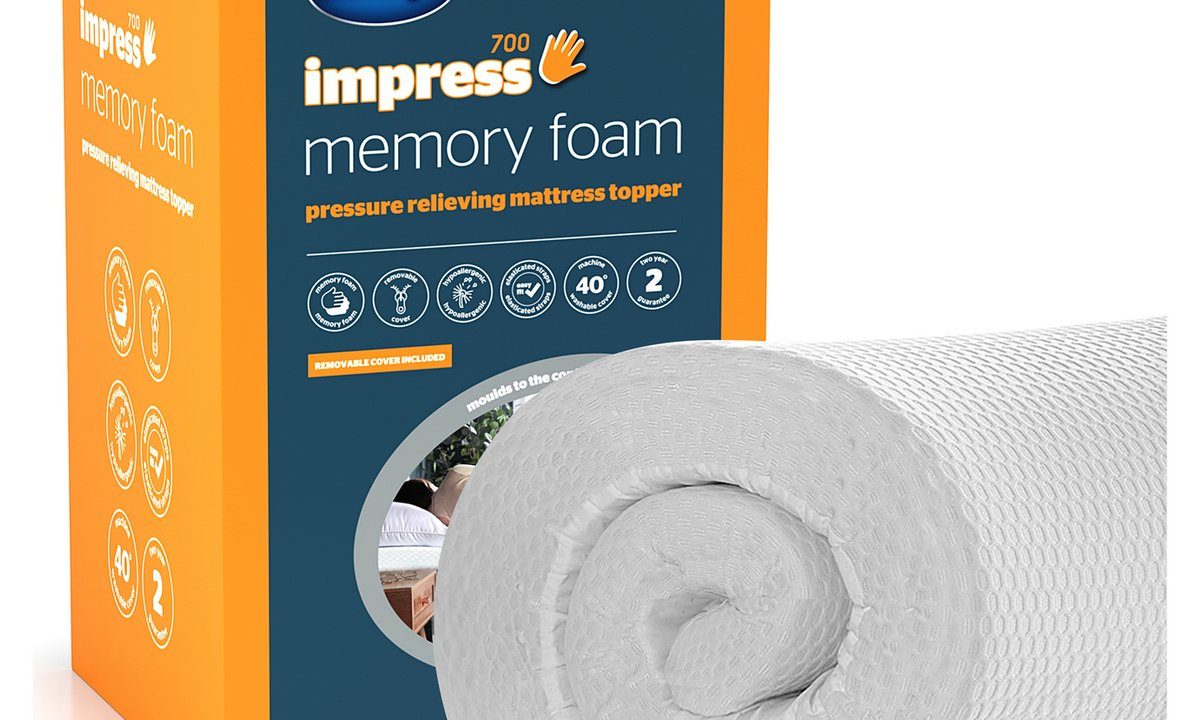 Silentnight Impress 7cm Memory Foam Mattress Topper