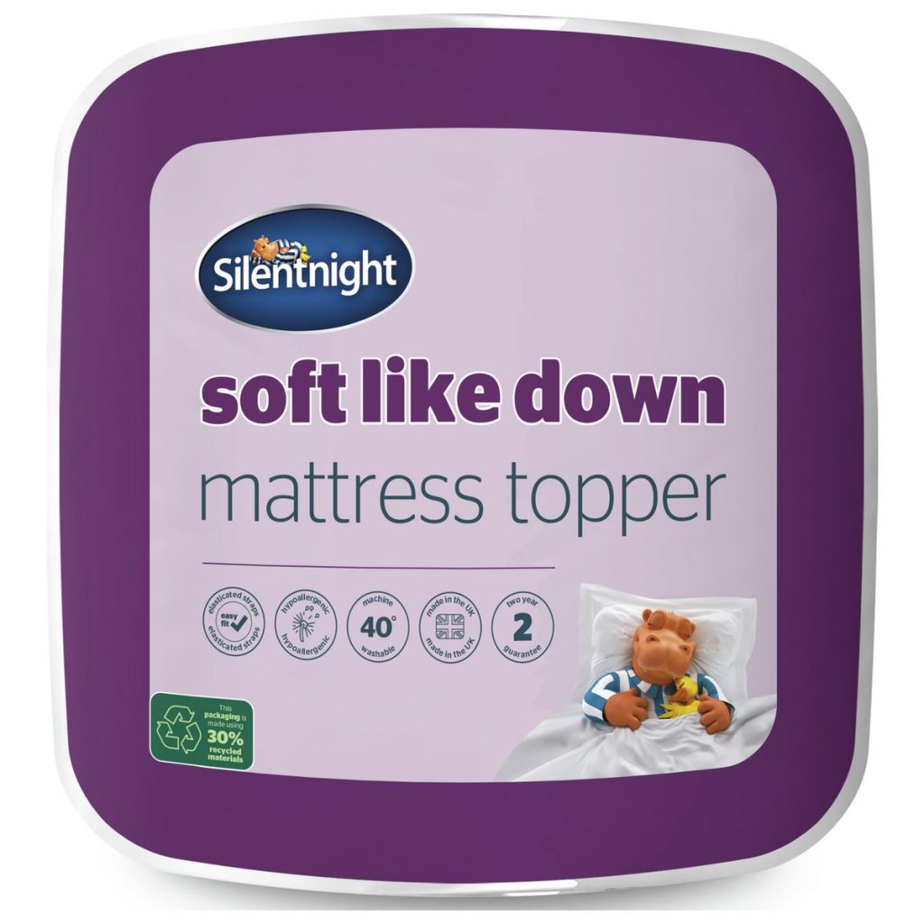 Silentnight Soft Like Down 2.5cm Mattress Topper