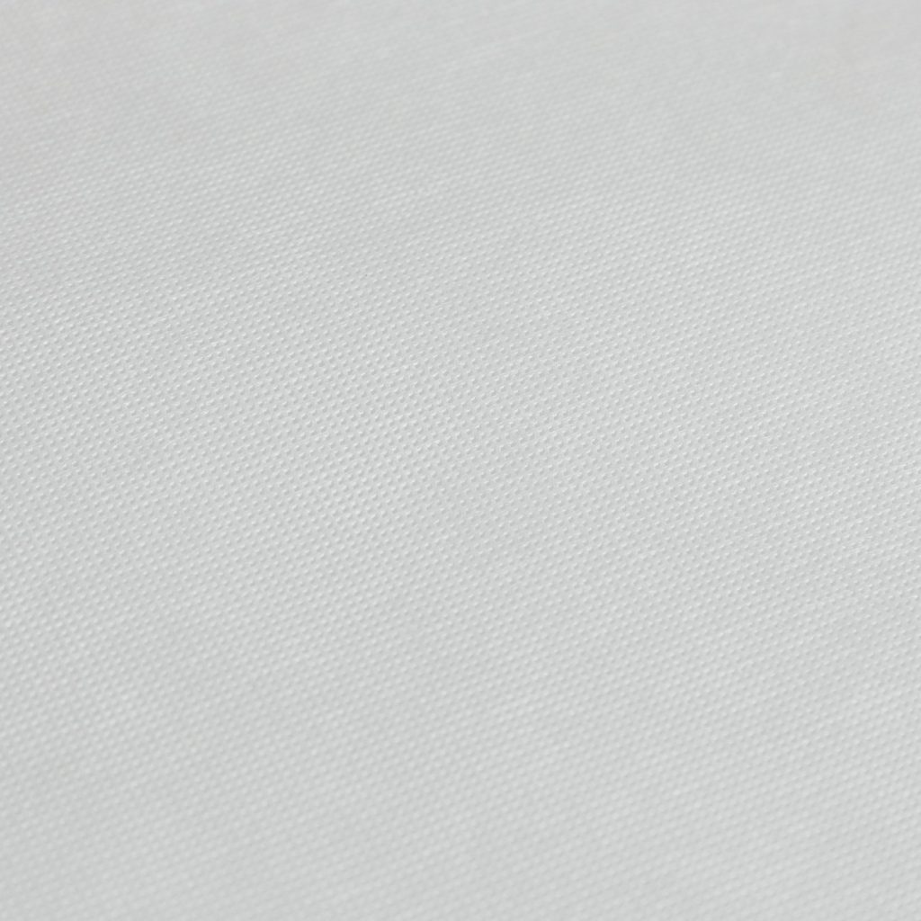 Close-up of the white cover fabric of the Cuggl 104 x 74cm mattress