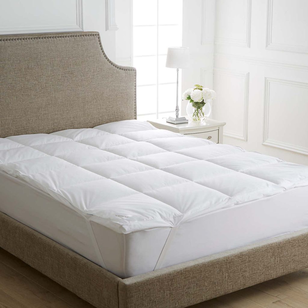 Dorma Full Forever Anti-Allergy Mattress Topper 3cm on a bed