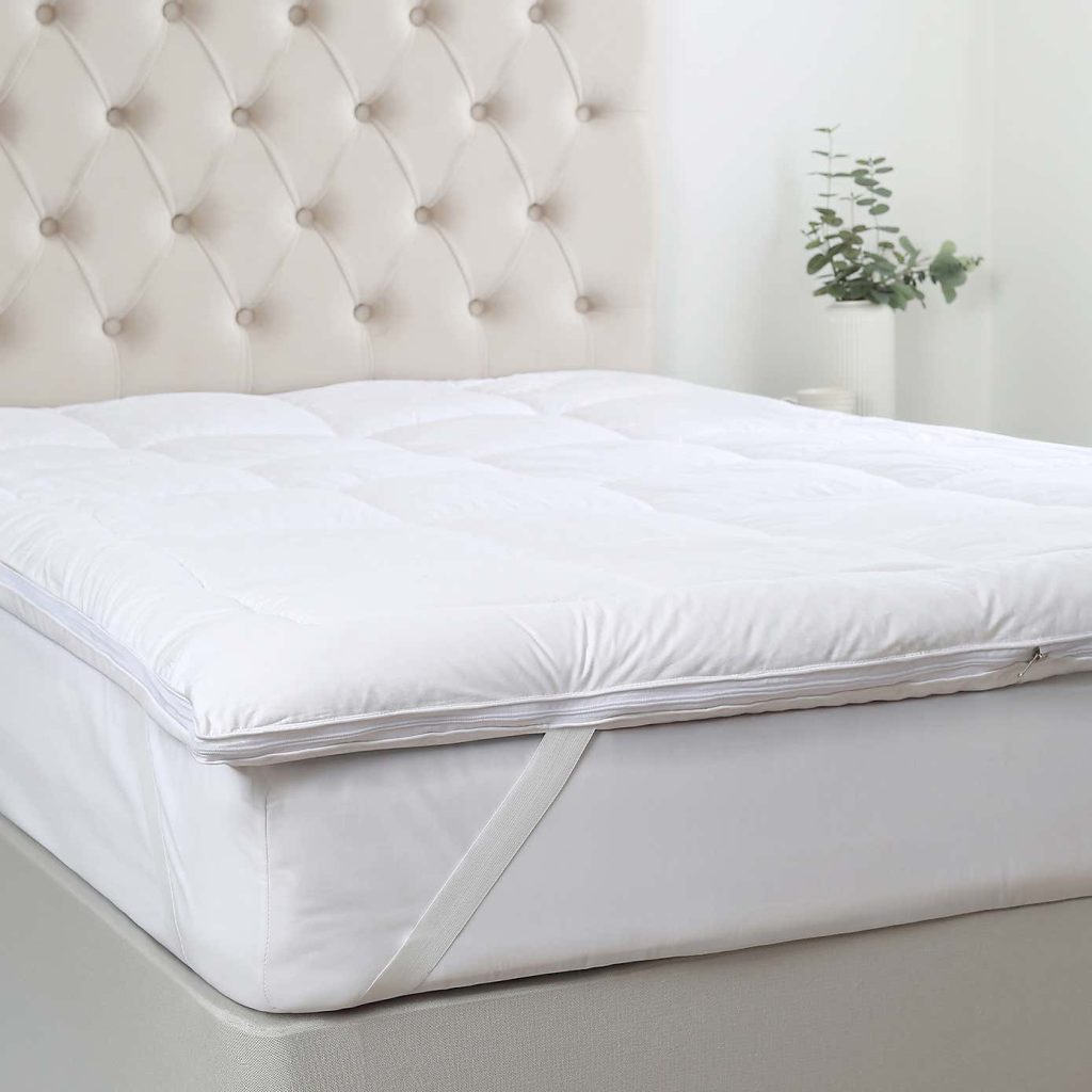 Dorma Full Forever Dual Mattress Topper on a double bed