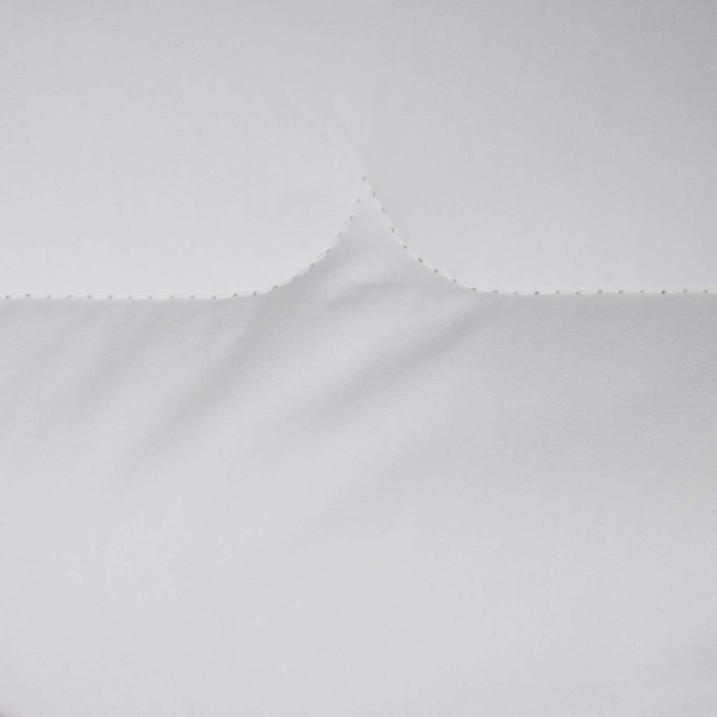 Dorma Sumptuous Soft topper close-up of the quilted cotton cover