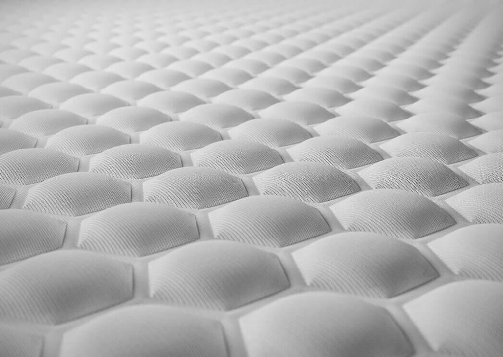 Dormeo Octasmart Plus, close-up of the pocketed smart performance cover
