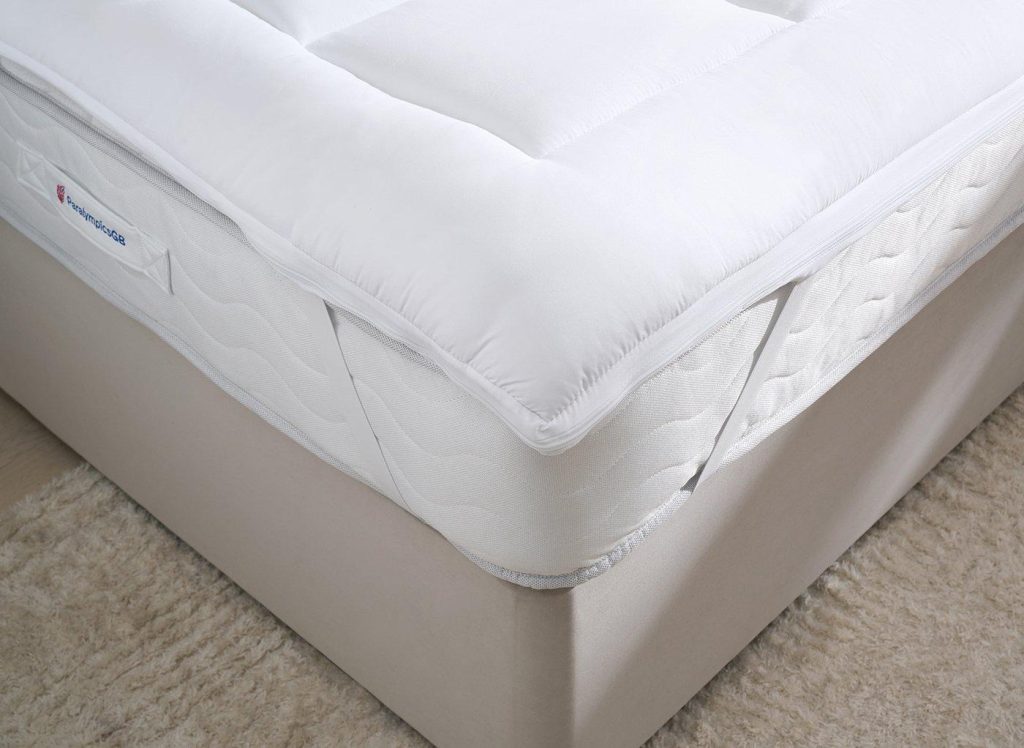 Dream Team Ultimate Washable Mattress Topper fitted on a mattress