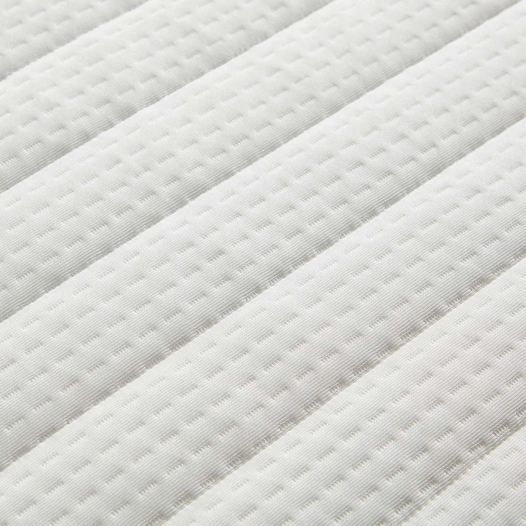 Dunelm Rolled Memory Foam 800 Pocket Sprung Hybrid Mattress close-up of the quilted top