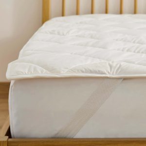 Fogarty Unbleached Wool Mattress Topper