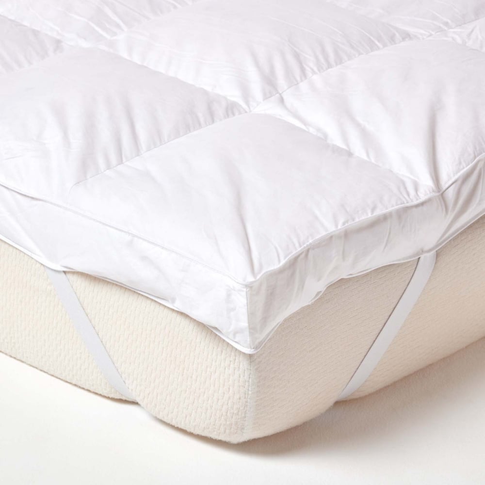 Homescapes Goose Feather Bed Mattress Topper