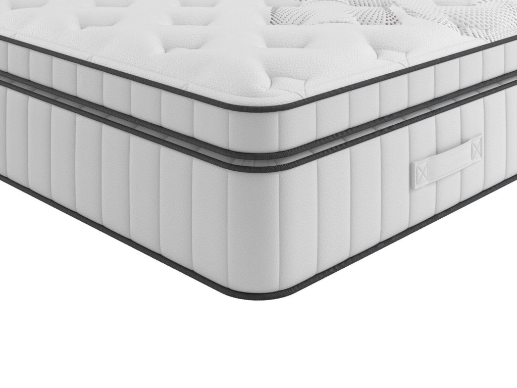 Corner of the iGel NanoTech 5000i Plushtop showing the plush top