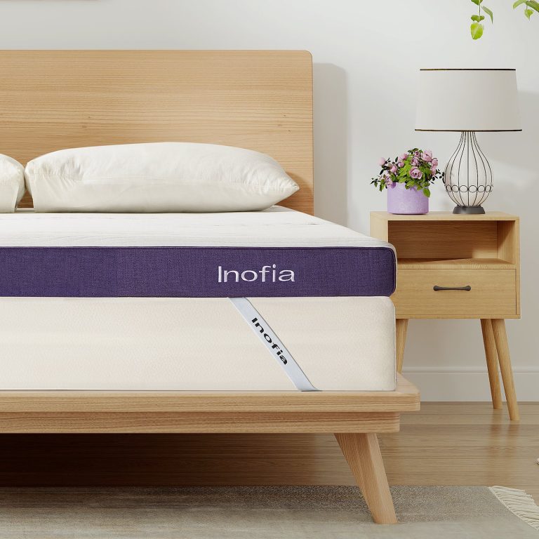 Inofia Cooler Gel Memory Foam Mattress Topper