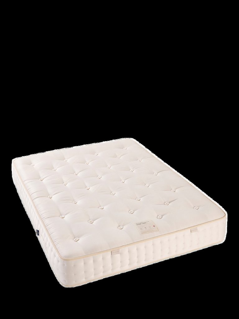John Lewis British Natural Collection Danby Linen 2500 Mattress on a black background