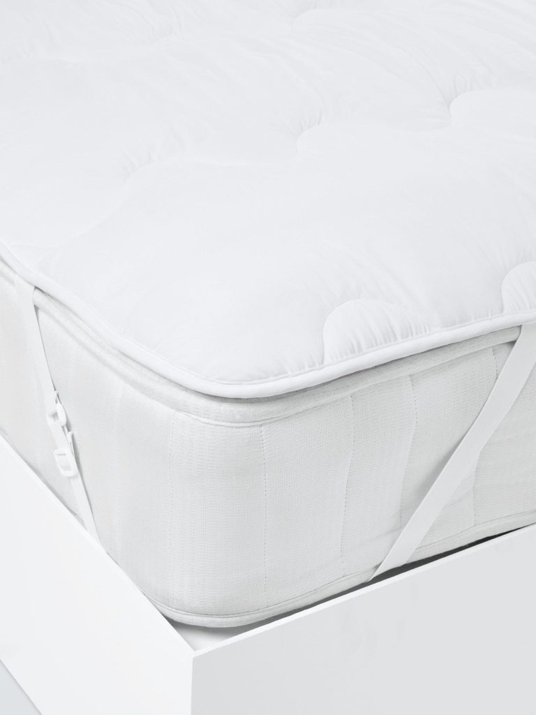 John Lewis EasyCare Mattress Topper fitted on a deep mattress