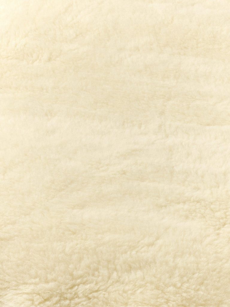Close-up of the John Lewis British wool fleece surface