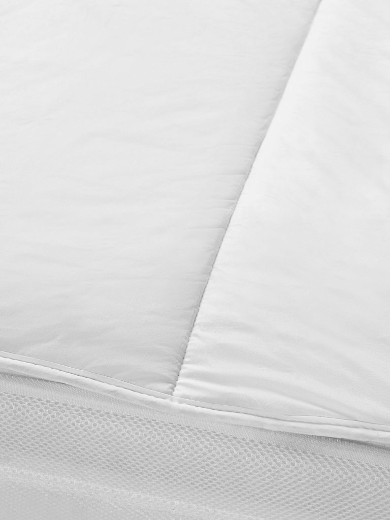 Edge of the John Lewis British Wool Mattress Topper