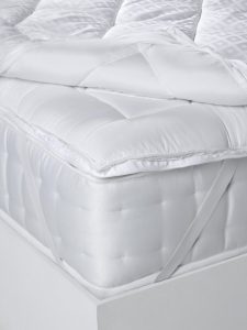 John Lewis Synthetic Soft Touch Washable Dual Layer Mattress Topper