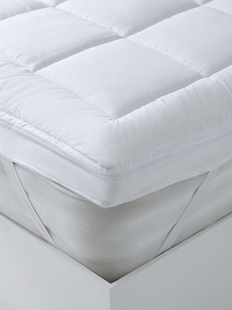 John Lewis Specialist Support Ultimate Dual Layer Topper on a mattress