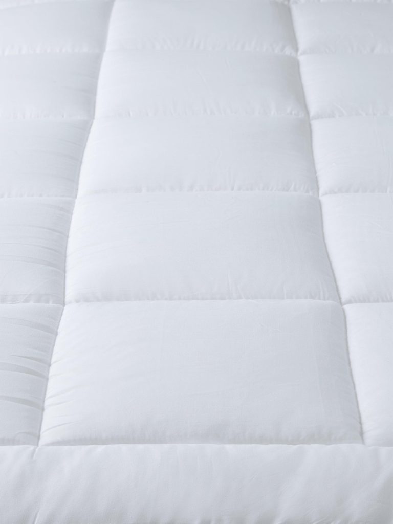 Quilted top of the John Lewis Ultimate Dual Layer Topper