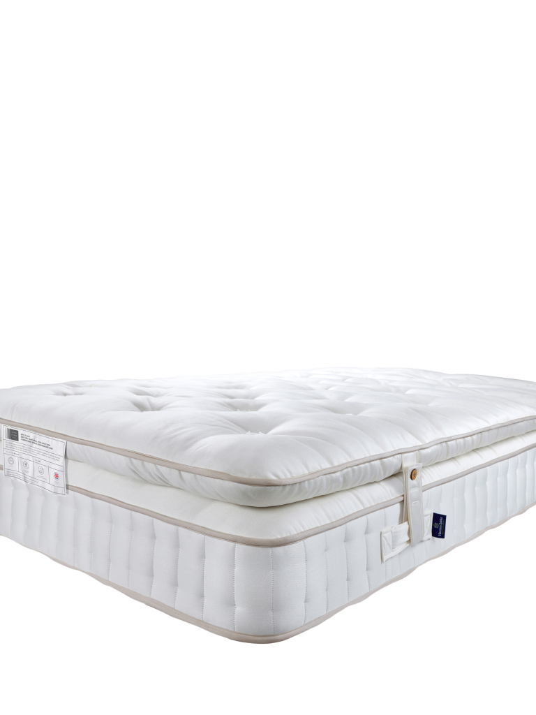 Side view of the John Lewis Yorkshire Wool 5000 Mattress Enhancer