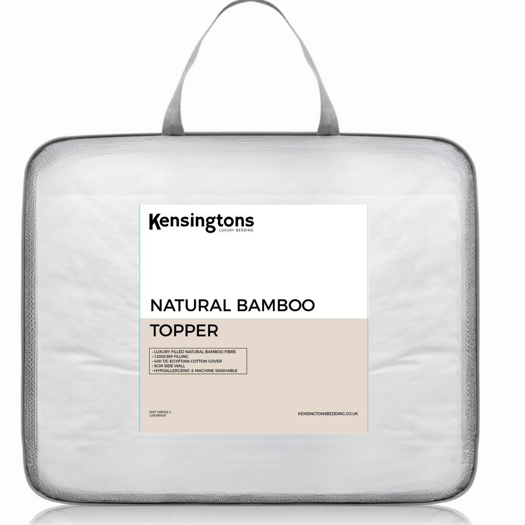 Kensingtons Luxury Bamboo Fibre Filled Mattress Topper
