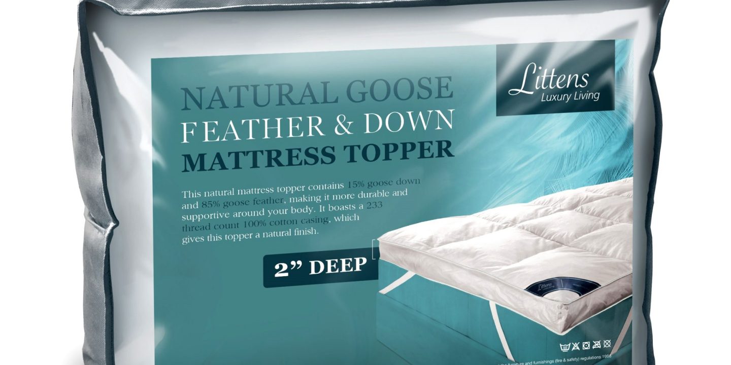 Littens Goose Feather and Down Mattress Topper