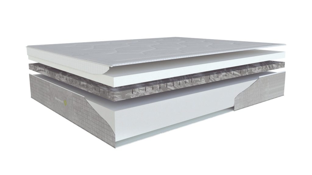 Layer view of the Mammoth Performance Supersoft with Skyfoam top