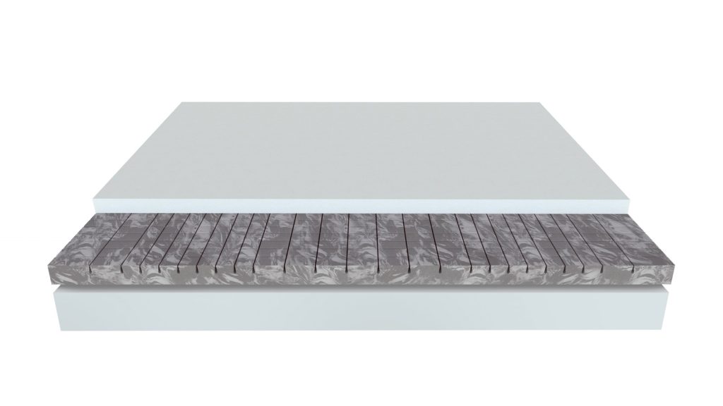 Mammoth Performance Supersoft foam layers separated
