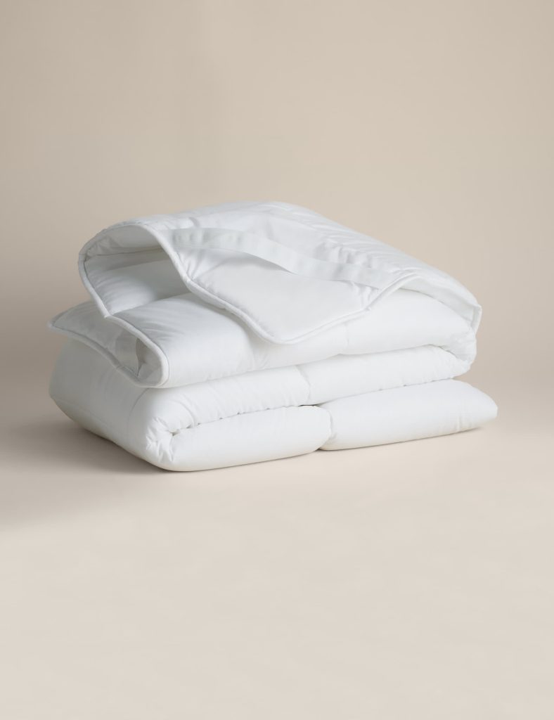 M&S Luxury Down Alternative Mattress Topper folded