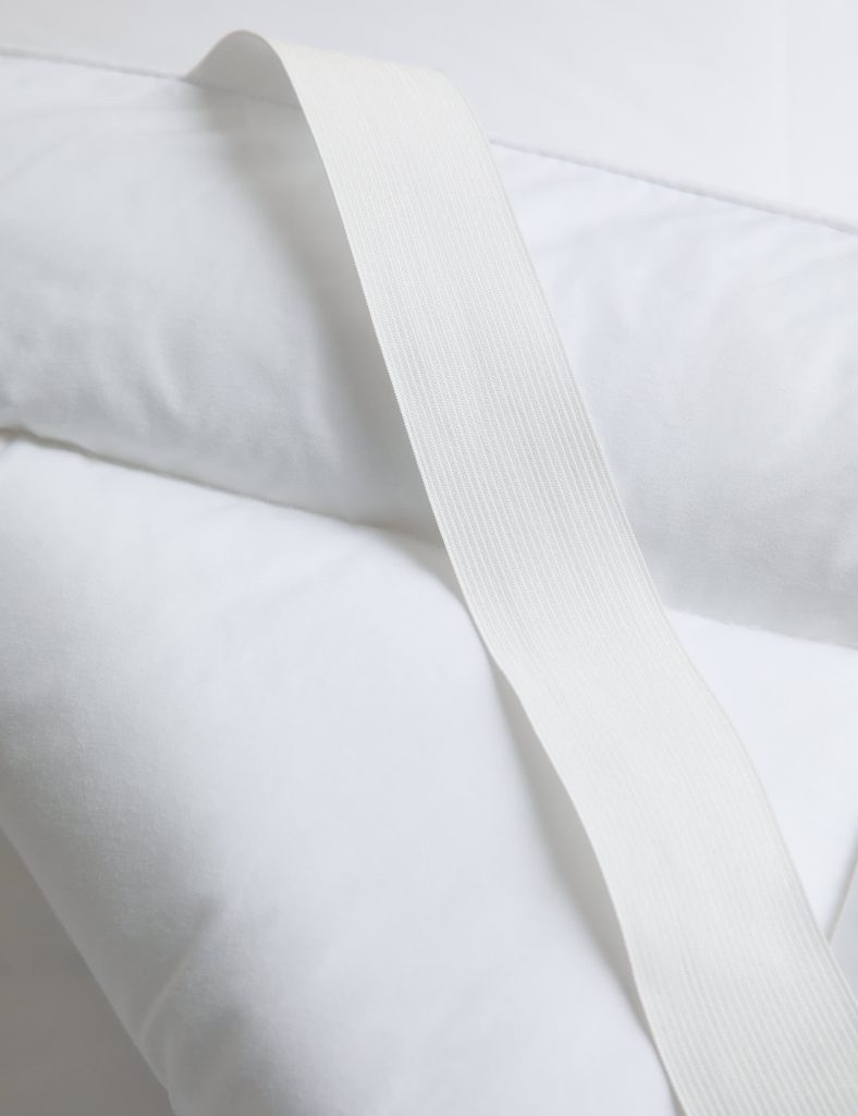 Wide elastic trim on the M&S Ultimate Comfort Mattress Topper