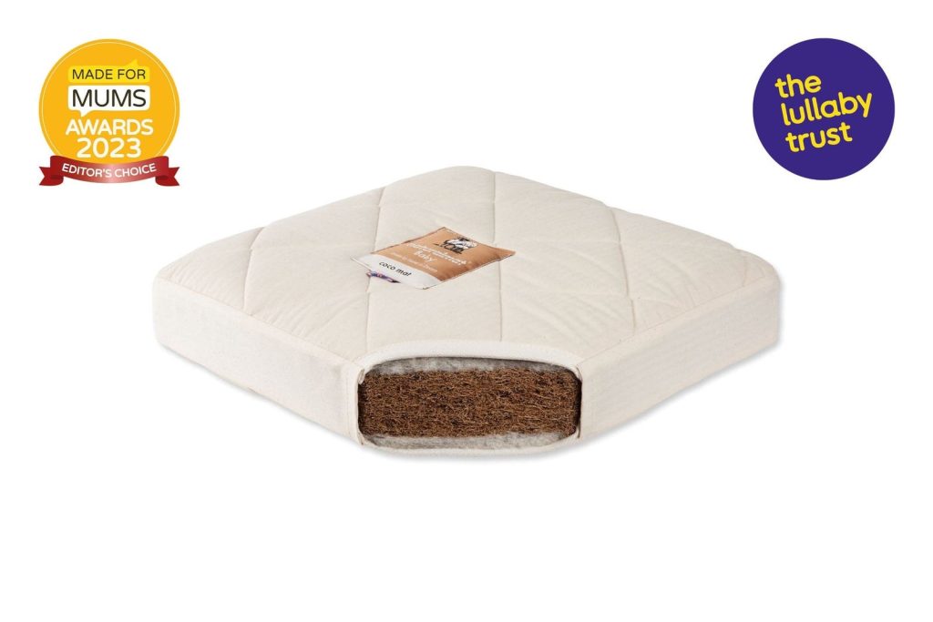 Naturalmat Coco Mat with a cut-away showing the organic coir core