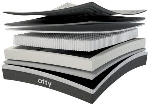 OTTY Pure Hybrid Bamboo Mattress with Charcoal