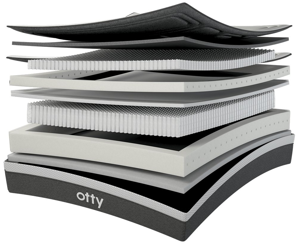 OTTY Pure Pro Hybrid Bamboo & Charcoal Mattress