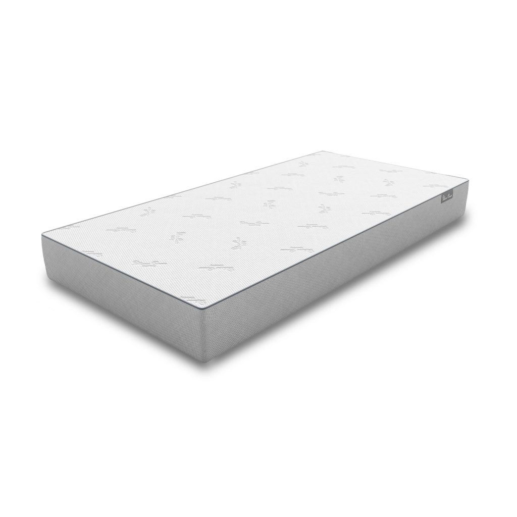 Silver Cross TrueFit Dual-Sided Pocket Spring Cot Bed Mattress on a white background
