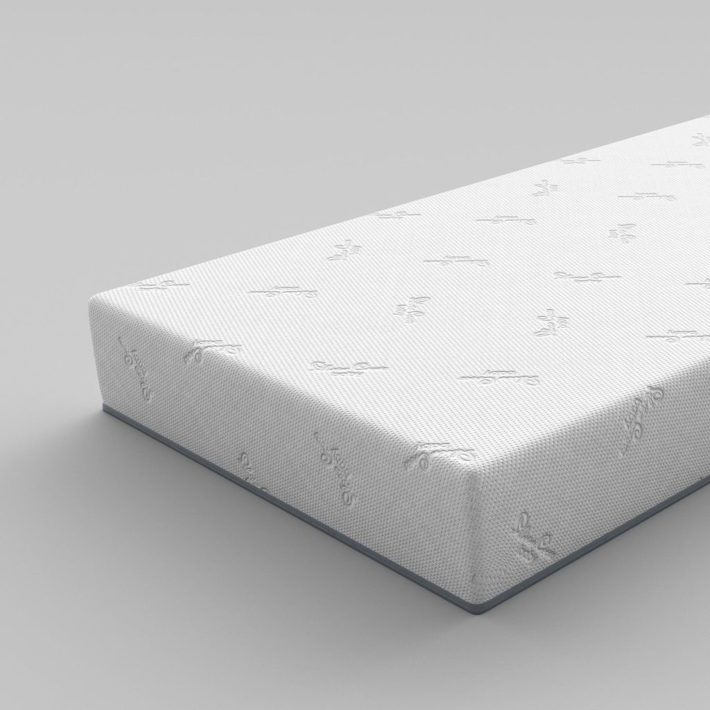 Silver Cross TrueFit Eco Fibre Cot Bed Mattress close-up of a TrueFit corner