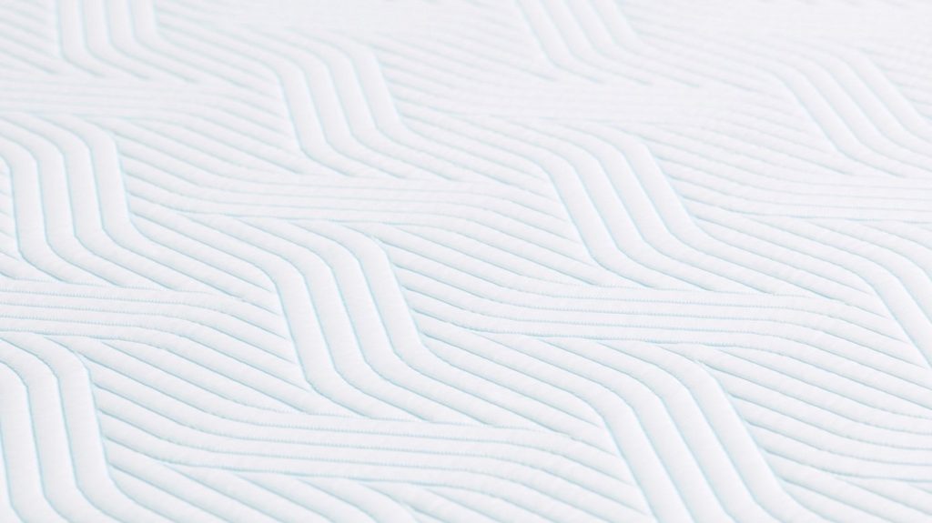 Close-up of the knitted TEMPUR SmartCool cover fabric