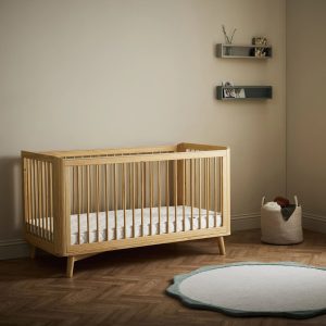 The Little Green Sheep Twist Natural Cot Bed Mattress
