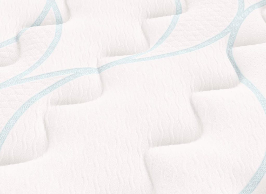 Close view of the ActiCool quilted cover on the TheraPur Polar 1000