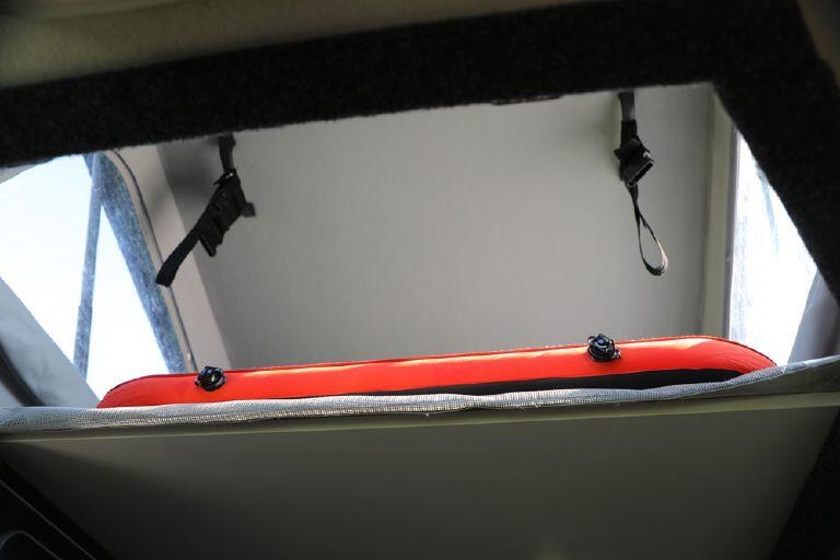 Vango PopTop 5cm fitted in a campervan pop-top roof bed