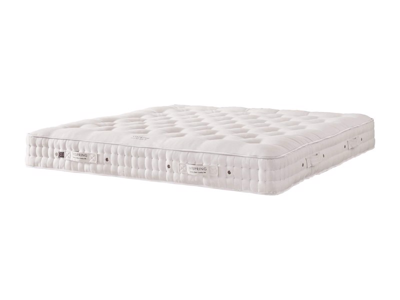 Vispring Bedstead Supreme mattress on a white background