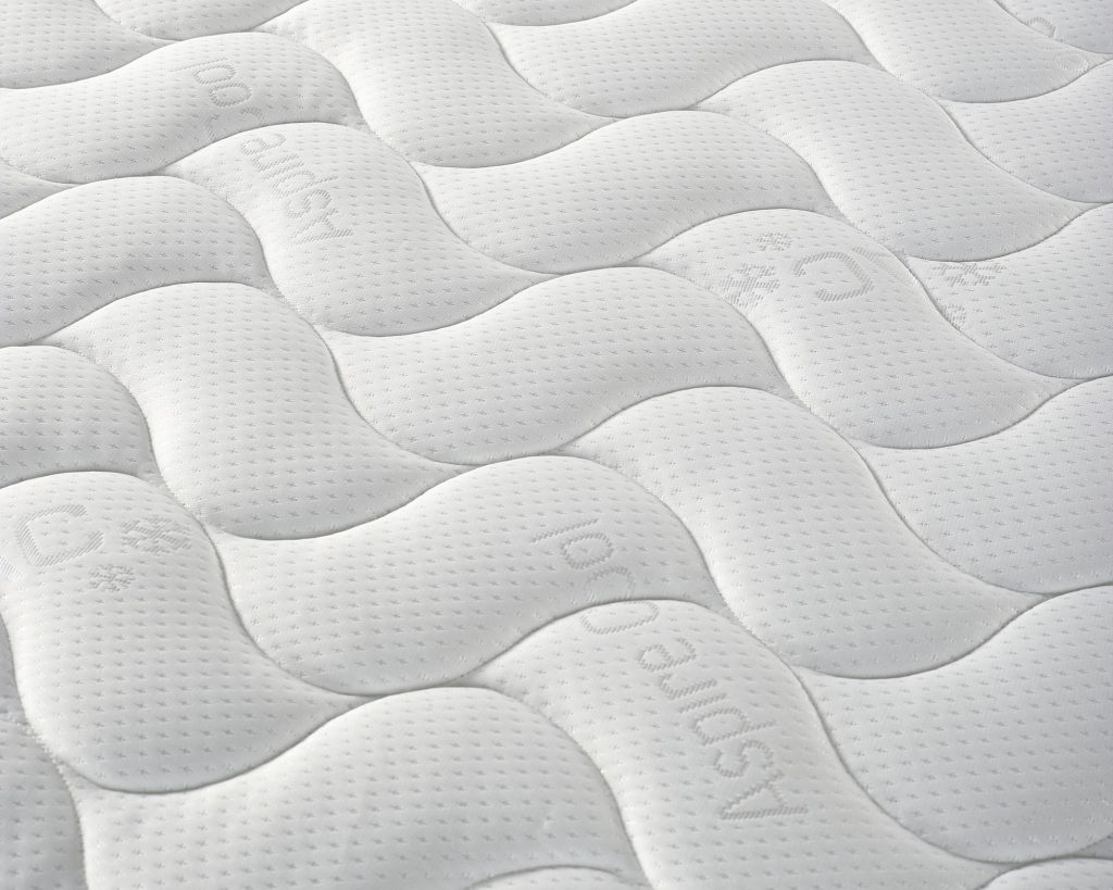 Close-up of the quilted Aspire Cool fabric on the Invigorate hybrid