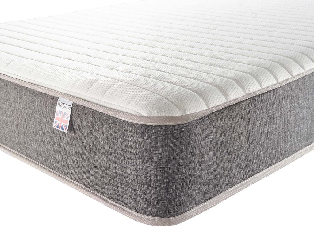 Aspire Pocket+ 3000 Memory Cooler Mattress corner with grey border and label
