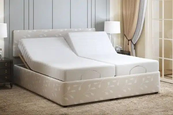 Laybrook Corfe dual adjustable bed with both backs raised