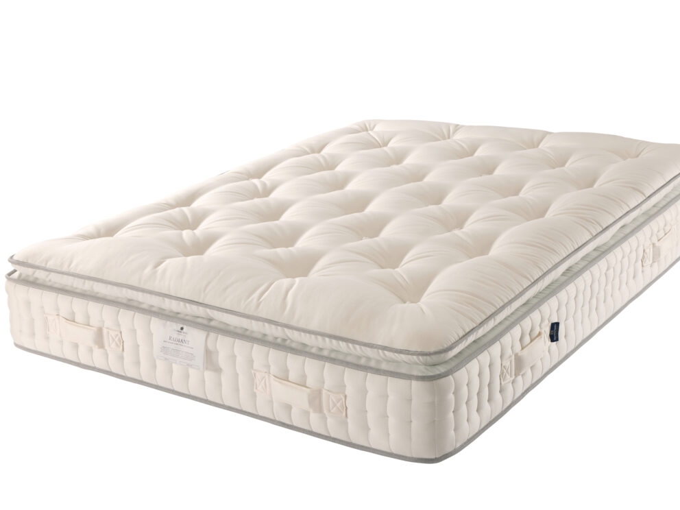 Harrison Spinks Radiant Pillowtop 15000 mattress on a white background