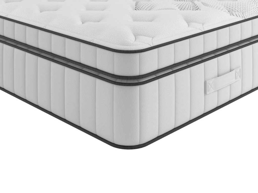 iGel NanoTech 6000i Plushtop, corner view of the plush top and side panel