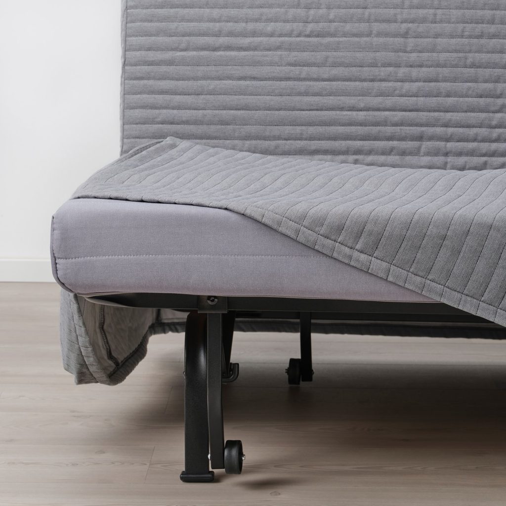 IKEA Lycksele Murbo mattress on the open LYCKSELE sofa-bed frame