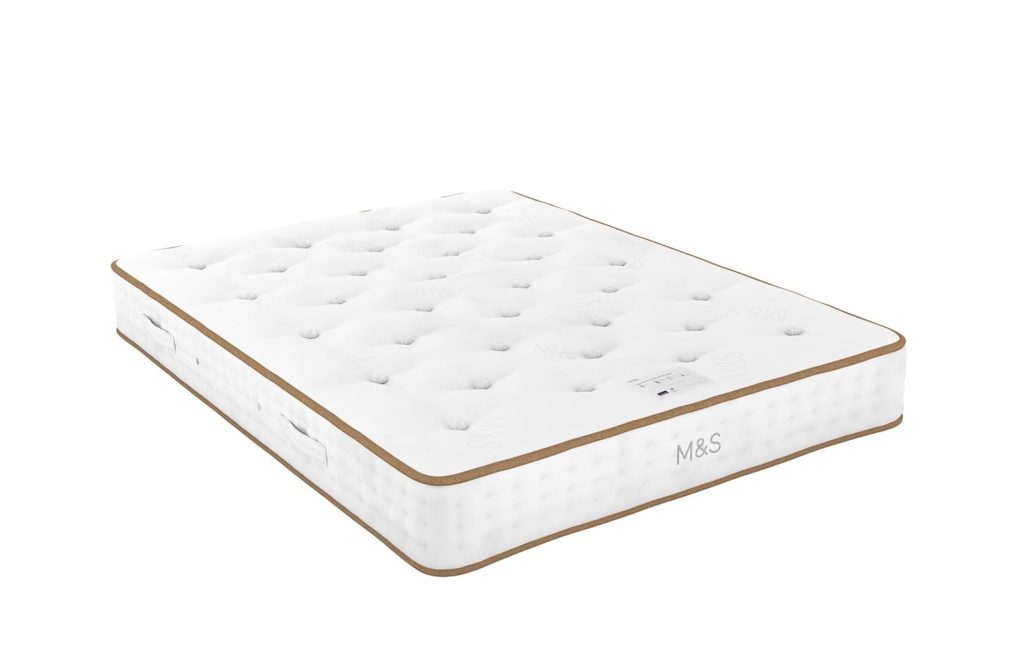 M&S 1500 British Wool Extra Firm Mattress, product shot on a white background