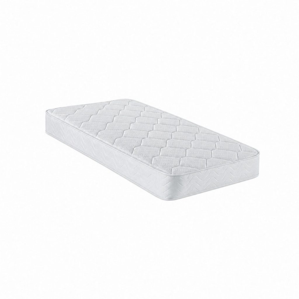 Silentnight Hatfield Memory Foam mattress, angled view on a white background