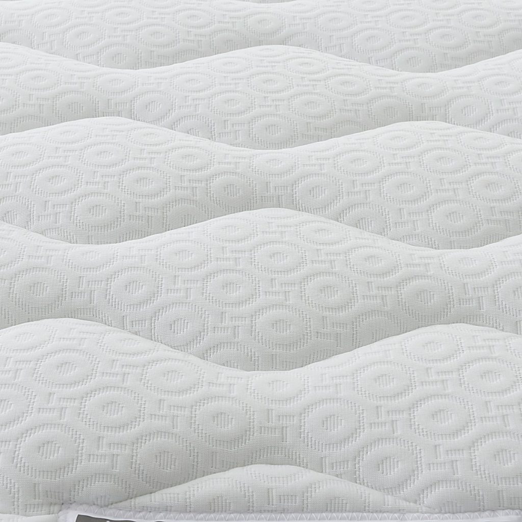 Silentnight Middleton 800 Pocket Comfort mattress, close-up of the quilted knit sleep surface