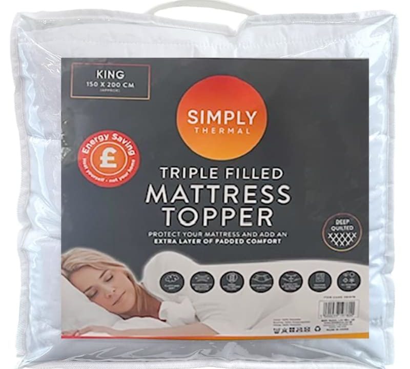 Simply Thermal Triple Filled Mattress Topper
